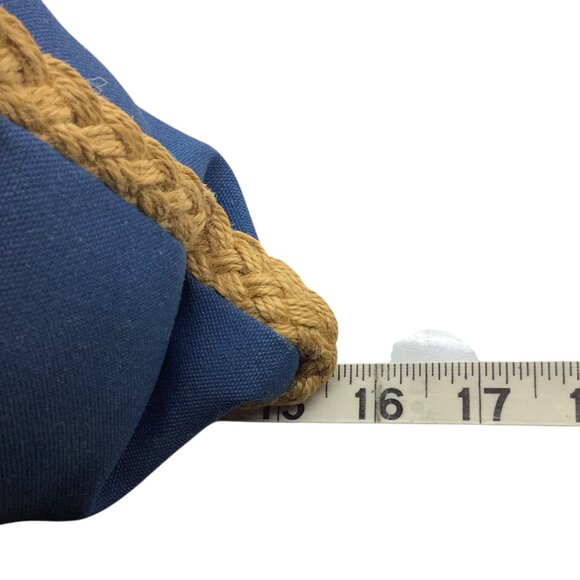 allen + roth Tropical Blue Square Pineapple Throw Pillow 15"x15" Outdoor Decor - Picture 5 of 5